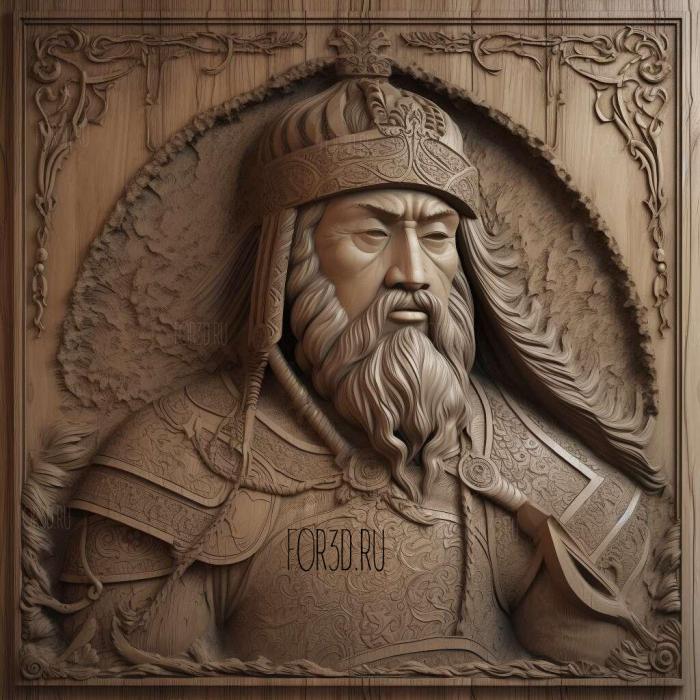 Genghis Khan 3 3d stl модель для ЧПУ